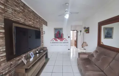Apartamento com 2 quartos à venda na amador bueno da ribeira, 196, centro, são vicente por r$ 360.000