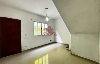 Casa em condomínio fechado com 2 quartos à venda na rua alves do bugre, 551, parque são vicente, são vicente