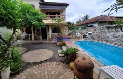 Casa em condomínio fechado com 4 quartos à venda na rua a, inoã, maricá, 280 m2 por r$ 690.000