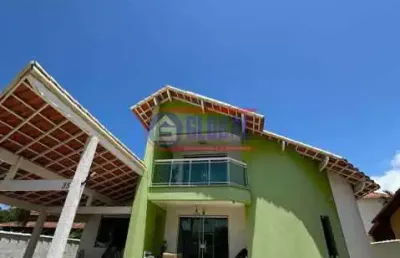 Casa em condomínio fechado com 3 quartos à venda na rua dois, ponta grossa, maricá, 200 m2 por r$ 749.000