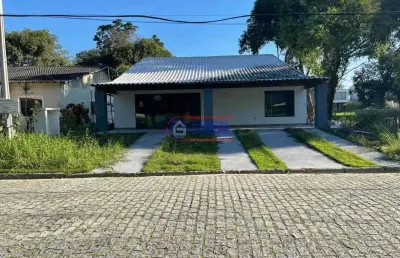 Casa em condomínio fechado com 3 quartos à venda na estrada vereador oldemar figueiredo, ubatiba, maricá, 210 m2 por r$ 630.000