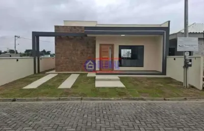 Casa em condomínio fechado com 2 quartos à venda na estrada do pindobas, pindobas, maricá, 81 m2 por r$ 450.000
