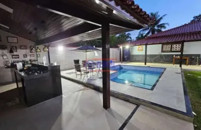 Casa com 3 quartos à venda na rua trinta e três, jardim atlântico oeste (itaipuaçu), maricá, 280 m2 por r$ 734.000