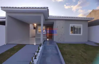 Casa em condomínio fechado com 2 quartos à venda na estrada vereador oldemar figueiredo, ubatiba, maricá, 79 m2 por r$ 430.000