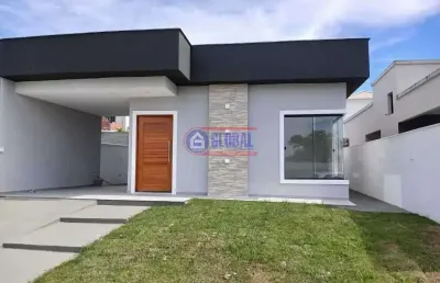 Casa em condomínio fechado com 2 quartos à venda na estrada do pindobas, pindobas, maricá, 80 m2 por r$ 420.000