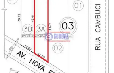 Terreno à venda na avenida nova friburgo, ubatiba, maricá, 485 m2 por r$ 90.000