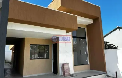 Casa com 3 quartos à venda na rua beija-flor, parque nanci, maricá, 91 m2 por r$ 450.000