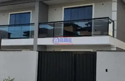 Casa com 2 quartos à venda na rua governador leonel brizola, jardim atlântico leste (itaipuaçu), maricá, 75 m2 por r$ 335.000