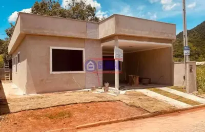 Casa em condomínio fechado com 3 quartos à venda na estrada do pindobas, pindobas, maricá, 104 m2 por r$ 460.000