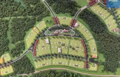 Terreno à venda no alphaville paraná com mata de preservação  campo largo