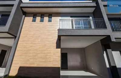Sobrado novo à venda no santa cândida  com 2 suítes 1 vaga