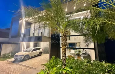 Casa em condomínio fechado com 4 quartos à venda na rua cambuí, 240, alphaville, juiz de fora, 450 m2 por r$ 2.890.000