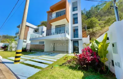 Casa em condomínio fechado com 4 quartos à venda na rua clorofila, 170, terras altas, juiz de fora, 353 m2 por r$ 1.200.000