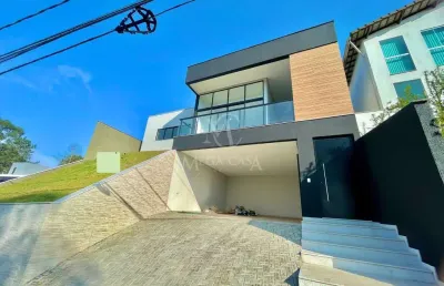 Casa em condomínio fechado com 4 quartos à venda na rua josé pina, 1, spina ville ii, juiz de fora, 225 m2 por r$ 1.750.000
