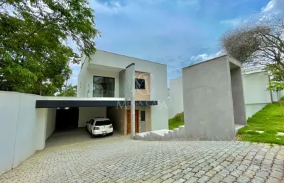 Casa em condomínio fechado com 4 quartos à venda na rua brasília, 31, parque jardim da serra, juiz de fora, 365 m2 por r$ 1.749.000