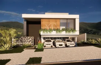 Casa em condomínio fechado com 4 quartos à venda na rua cambuí, 240, alphaville, juiz de fora, 500 m2 por r$ 3.500.000