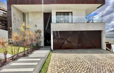 Casa em condomínio fechado com 4 quartos para alugar na rua cambuí, 240, alphaville, juiz de fora, 700 m2 por r$ 18.000