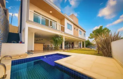 Casa em condomínio fechado com 4 quartos à venda na rua clorofila, 170, terras altas, juiz de fora, 350 m2 por r$ 1.590.000