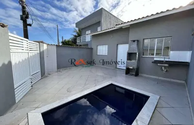 Casa com 2 quartos, tupy, itanhaém - r$ 330 mil, cod: 1275