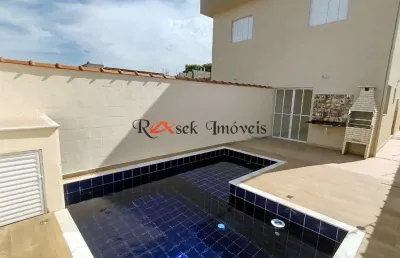 Sobrado com 2 dorms, umuarama, itanhaém - r$ 380 mil, cod: 1544