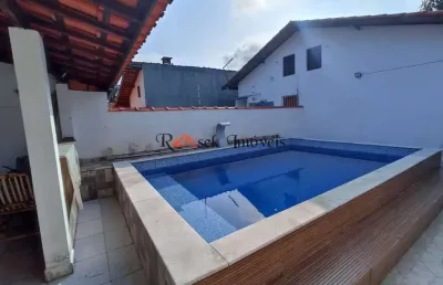 Casa com 1 dorm, com piscina, itanhaém - r$ 285 mil,cod:1799