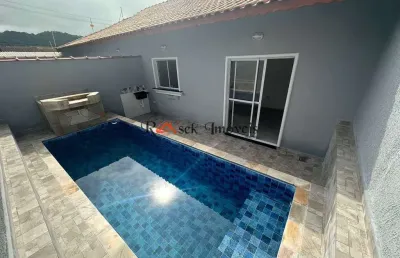 Casa com 2 dorms, balneário anchieta, mongaguá - r$ 324 mil, cod: 1857