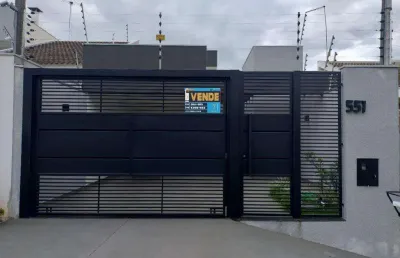 Casa à venda em maringá, parque industrial 200, com 3 quartos, com 103 m²