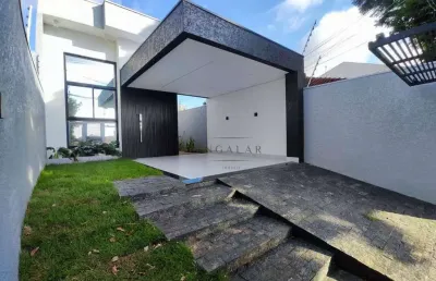 Casa com 3 dormitórios à venda, 124 m² por r$ 860.000 - jardim alvorada - maringá/pr