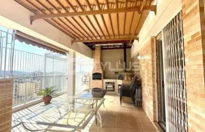 Cobertura com 4 quartos à venda na rua fábio luz, méier, rio de janeiro, 159 m2 por r$ 790.000