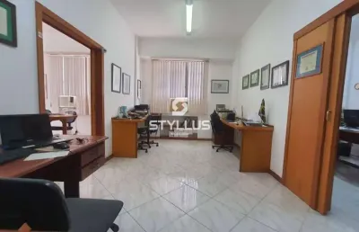 Sala comercial com 3 salas à venda na avenida treze de maio, centro, rio de janeiro, 60 m2 por r$ 320.000