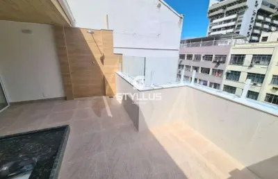 Cobertura com 1 quarto à venda na rua hilário de gouveia, copacabana, rio de janeiro, 78 m2 por r$ 1.050.000