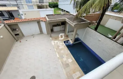 Casa em condomínio fechado com 4 quartos à venda na rua ciro aranha, vargem pequena, rio de janeiro, 179 m2 por r$ 800.000