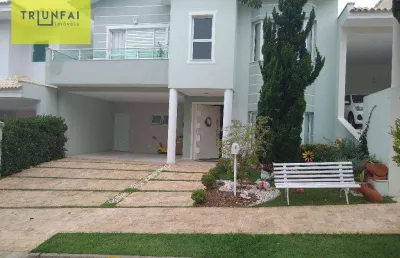 Casa com 4 dormitórios, 372 m² - venda por r$ 3.200.000,00 ou aluguel por r$ 14.890,67/mês - condomínio sunset - sorocaba/sp