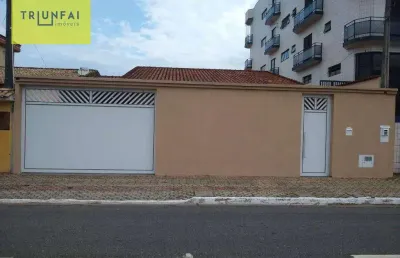 Casa com 3 dormitórios à venda, 293 m² por r$ 850.000,00 - balneário flórida - praia grande/sp
