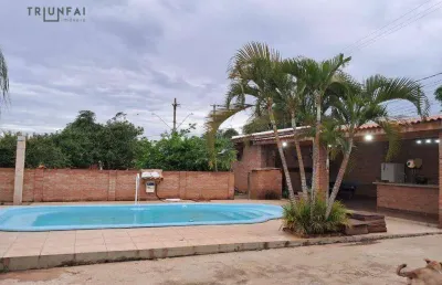 Chácara com 3 dormitórios à venda, 908 m² por r$ 750.000 - residencial alvorada - araçoiaba da serra/sp