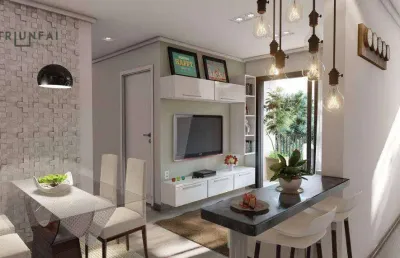 Apartamento com 2 dormitórios à venda, 55 m² por r$ 400.000 - granville reserva atlântica - votorantim/sp