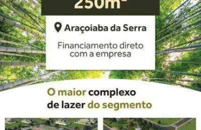 Terreno à venda, 250 m² por r$ 196.000,00 - jardim arco rio verde - araçoiaba da serra/sp