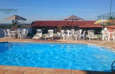 Chácara com 3 dormitórios à venda, 1200 m² por r$ 750.000,00 - residencial alvorada - araçoiaba da serra/sp