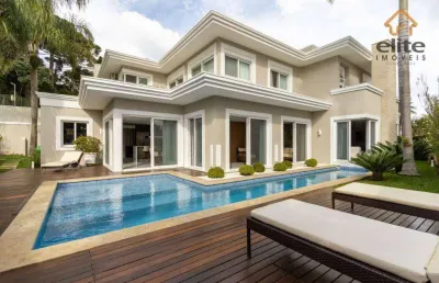 Casa com 5 quartos à venda, 502 m² por r$ 5.500.000 - alphaville graciosa - pinhais/pr