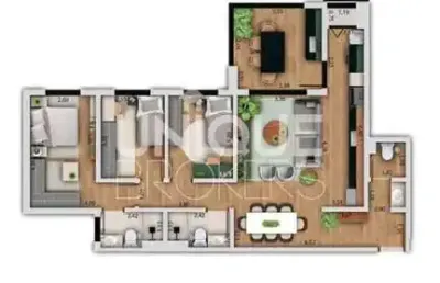 Apartamento com 3 quartos à venda na Avenida Caetano Gornati, Engordadouro, Jundiaí