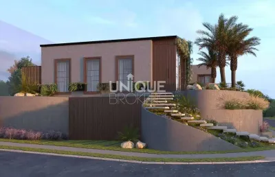 Casa térrea de altíssimo padrão com 5 suítes no condomínio fazenda serra azul ii em itupeva - sp