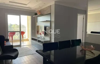 Apartamento no condomínio hanbury park mobiliado para locação, engordadouro - jundiaí