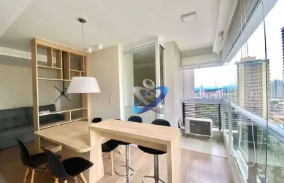 Apartamento para alugar, 50 m² por r$ 5.357,00/mês - jardim aquarius - são josé dos campos/sp