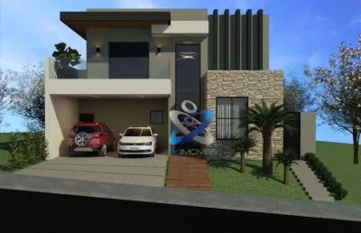 Sobrado com 3 dormitórios à venda, 214 m² por r$ 1.600.000,00 - condomínio terras do vale - caçapava/sp