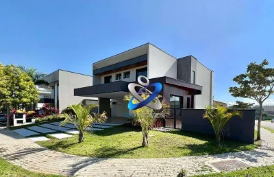 Sobrado com 5 dormitórios à venda, 400 m² por r$ 3.500.000,00 - condomínio residencial colinas do paratehy - são josé dos campos/sp