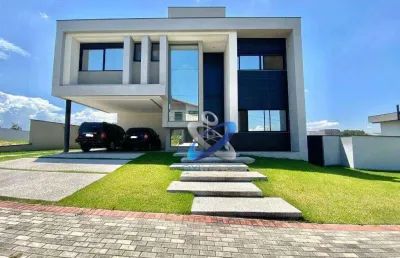 Sobrado à venda, 298 m² por r$ 2.450.000,00 - condomínio residencial ecopark bourbon  - caçapava/sp