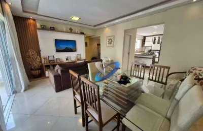 Apartamento com 3 dormitórios à venda, 102 m²  - jardim das indústrias - são josé dos campos/sp