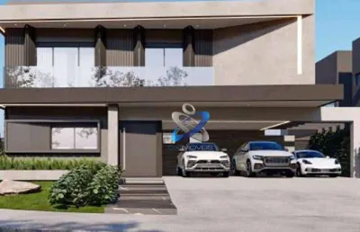 Imponente sobrado com 4 dormitórios à venda, 530 m² por r$ 5.300.000 - condomínio reserva do paratehy - são josé dos campos/sp