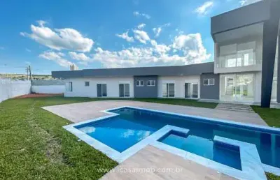Casa com 4 dormitórios à venda, 700 m² por r$ 4.400.000,00 - condomínio residencial mont blanc - são josé dos campos/sp