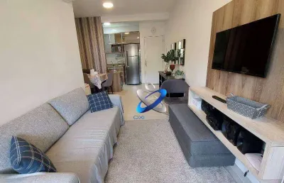 Apartamento com 2 dormitórios à venda, 54 m² por r$ 650.000,00 - toninhas - ubatuba/sp